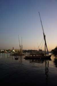 【Travel around the 🌍 world】Egypt 🇪🇬. Aswan Felucca on the Nile River.