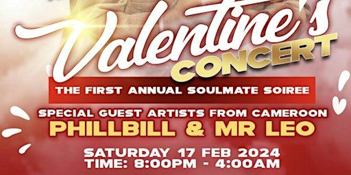 Ismael Prod Present Valentine’s Concert. The First Annual Soulmate Soirée | B5 5BL