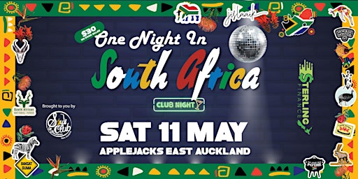 One Night in South Africa East Auckland @ Applejacks 2024 | Applejack's Bar & Eatery