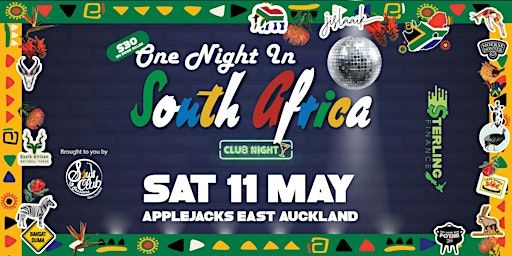 One Night in South Africa East Auckland @ Applejacks 2024 | Applejack's ...