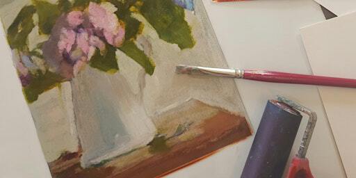 Floral Monotyping in Oils with Kim Grivas | Shoalhaven Regional Gallery, Nowra