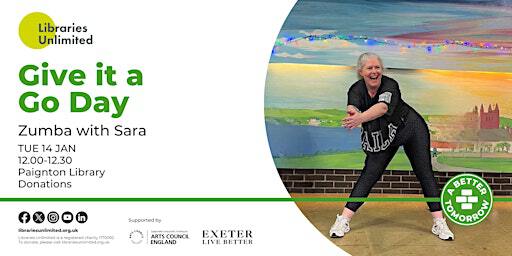 Give it a Go Day- Zumba | Paignton Library and Information Centre