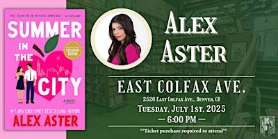 Alex Aster Live at Tattered Cover Colfax | Tattered Cover Colfax