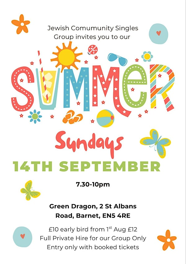 Summer Sundays Drinks Mixer | The Green Dragon