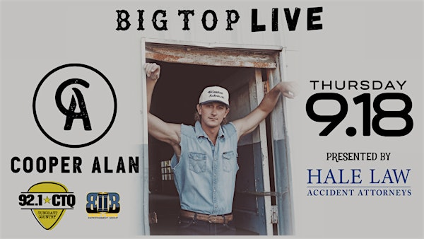 Cooper Alan Live Presented by Hale Law | 975 Cattlemen Rd