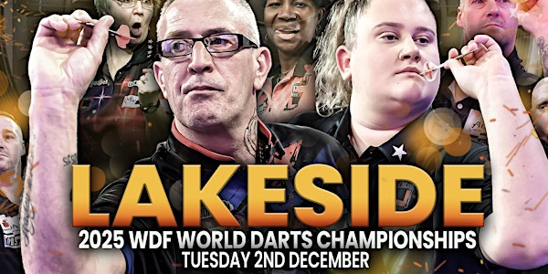 WDF 2025 Lakeside World Championships - TUESDAY 2nd  December- EVENING | Lakeside Country Club