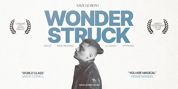 Savio Joseph : Wonderstruck (Waterloo, ON) | Maxwell’s Concerts and Events