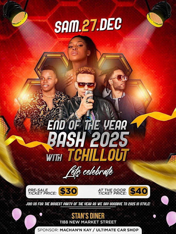 END OF THE YEAR BASH 2025 with TchillOut Band | Stan's Diner & Take Out