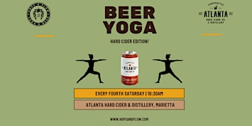 Hops & Flow Beer Yoga at Atlanta Hard Cider & Distillery | Atlanta Hard Cider & Distillery