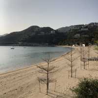 春季天氣最適合去港島水清沙幼沙灘🏖️