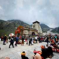 A Snowy Town In Kedarnath