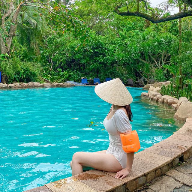 자연속에서 수영가능한 다낭 푸라마 리조트