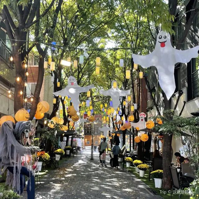 할로윈 기분 내러 보정동 카페거리🎃