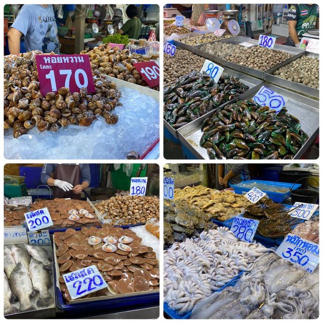 ตลาดสด ลานโพธิ์ นาเกลือ เมืองพัทยา