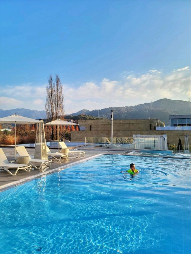 진짜 따뜻한 온수풀이 기분좋은, 스위트남원 가든풀🏊‍♀️