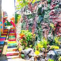 fresh apples in colorful village at Malang