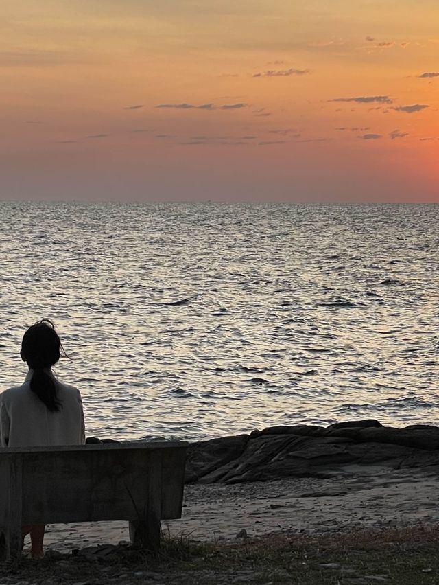 🇹🇭泰国曼谷自驾3小时小岛🌊超美🌄超安静