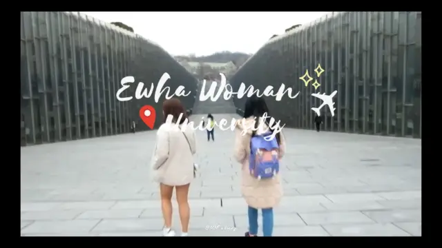 Vlog พาเที่ยว Ewha woman university โซล เกาหลีใต้ 