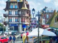 【🇫🇷・エトルタ】エトルタの町並み　🚶