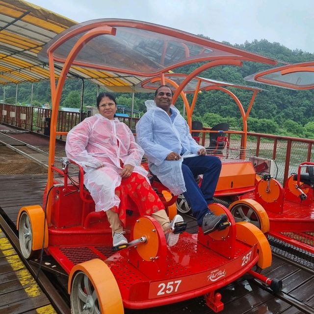 Experience the Rail Bike in Gapyeong ✨️ Experience the Rail Bike in Gapyeong ✨️