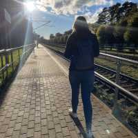 A train ride away lays the beach 