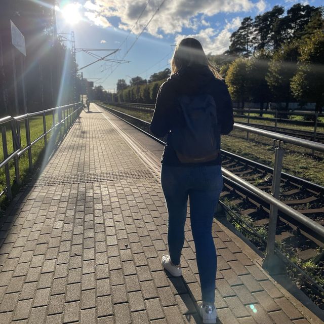 A train ride away lays the beach 
