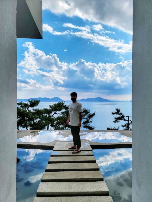 역대급 오션뷰 통영카페 네르하21💙