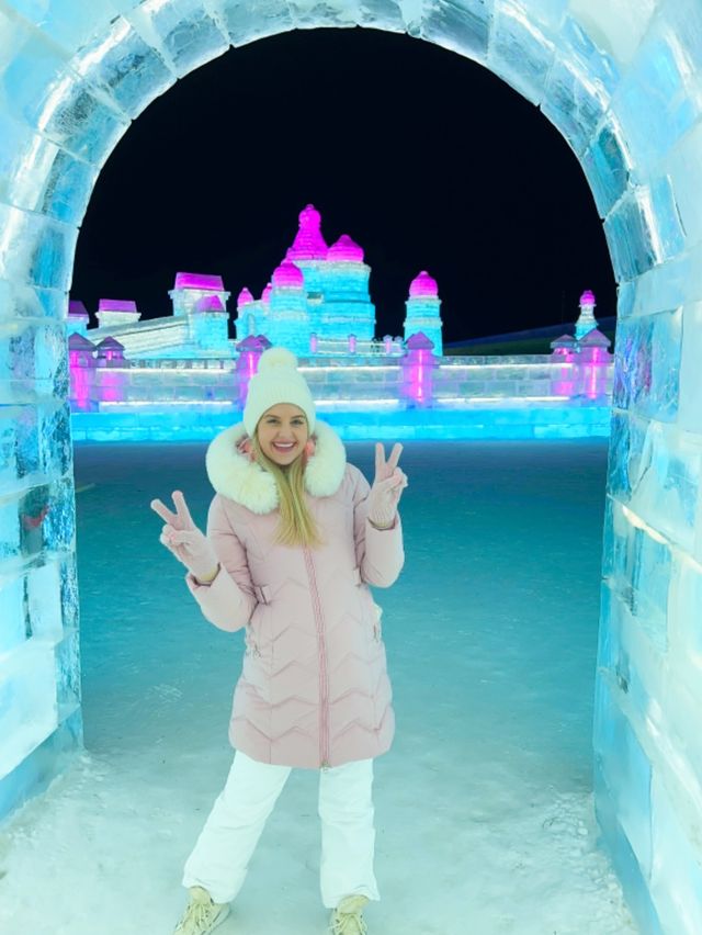 Winter Wonderland in Harbin, China