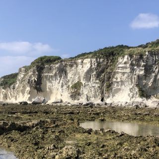 The sea and rocks of Aguni Island
