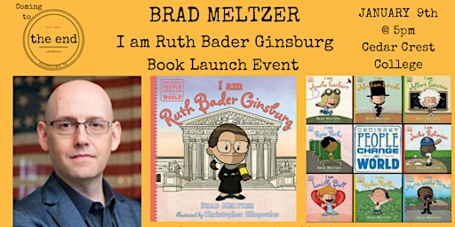 Brad Meltzer, I am Ruth Bader Ginsburg Book Launch | Cedar Crest College