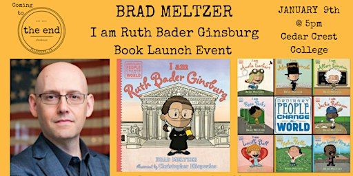 Brad Meltzer, I am Ruth Bader Ginsburg Book Launch | Cedar Crest College