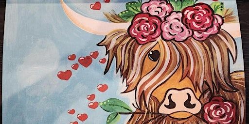 Valentine’s Paint Night at The Black Sheep | The Black Sheep Coffee+Tea+Smoothies