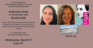 Antonella Vitale in conversation with Natalie Galli | Telegraph Hill Books