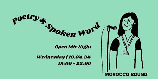 Poetry and Spoken Word Open Mic | Morocco Bound Bookshop