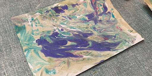 HIP kinderworkshop: papier marmeren | Bibliotheek Benoordenhout