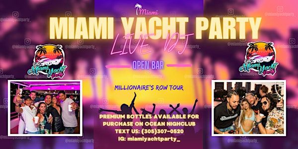 MIAMI BOAT PARTY - BOOZE CRUISE MIAMI - PARTY BOAT MIAMI | 401 Biscayne Blvd
