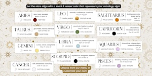 STAR SIGNS - Candle Making Experience (W/ Free Drink!) - Wednesday 7/30 | 1128 N High St