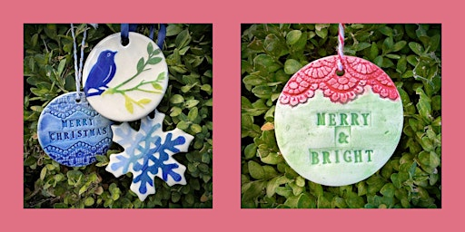 Pottery Christmas Ornament Workshop with Elizabeth Munro | The Hive Bath
