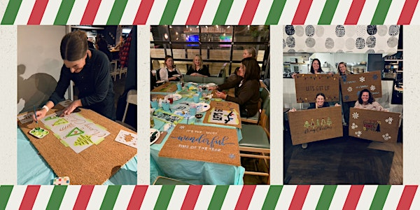 Paint, Sip, & DIY Doormat Decorating Workshop at Chain Yard | Chain Yard Urban Cidery & Taproom