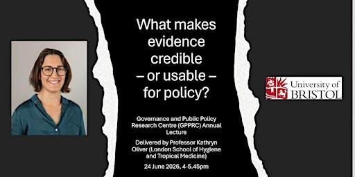 What makes evidence credible – or usable – for policy? | Arts Complex