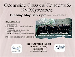 OCCS & Knox presents...The National Youth Choir of Canada | Knox United Church