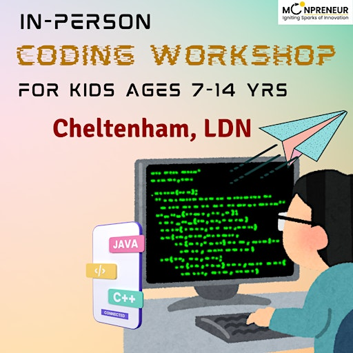 In-person Free Coding Workshop For Kids at Cheltenham (7-14 yrs) | Bournside Sports Centre