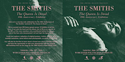 The Queen Is Dead 40th Anniversary Exhibition | Worcester Polytechnic Institute