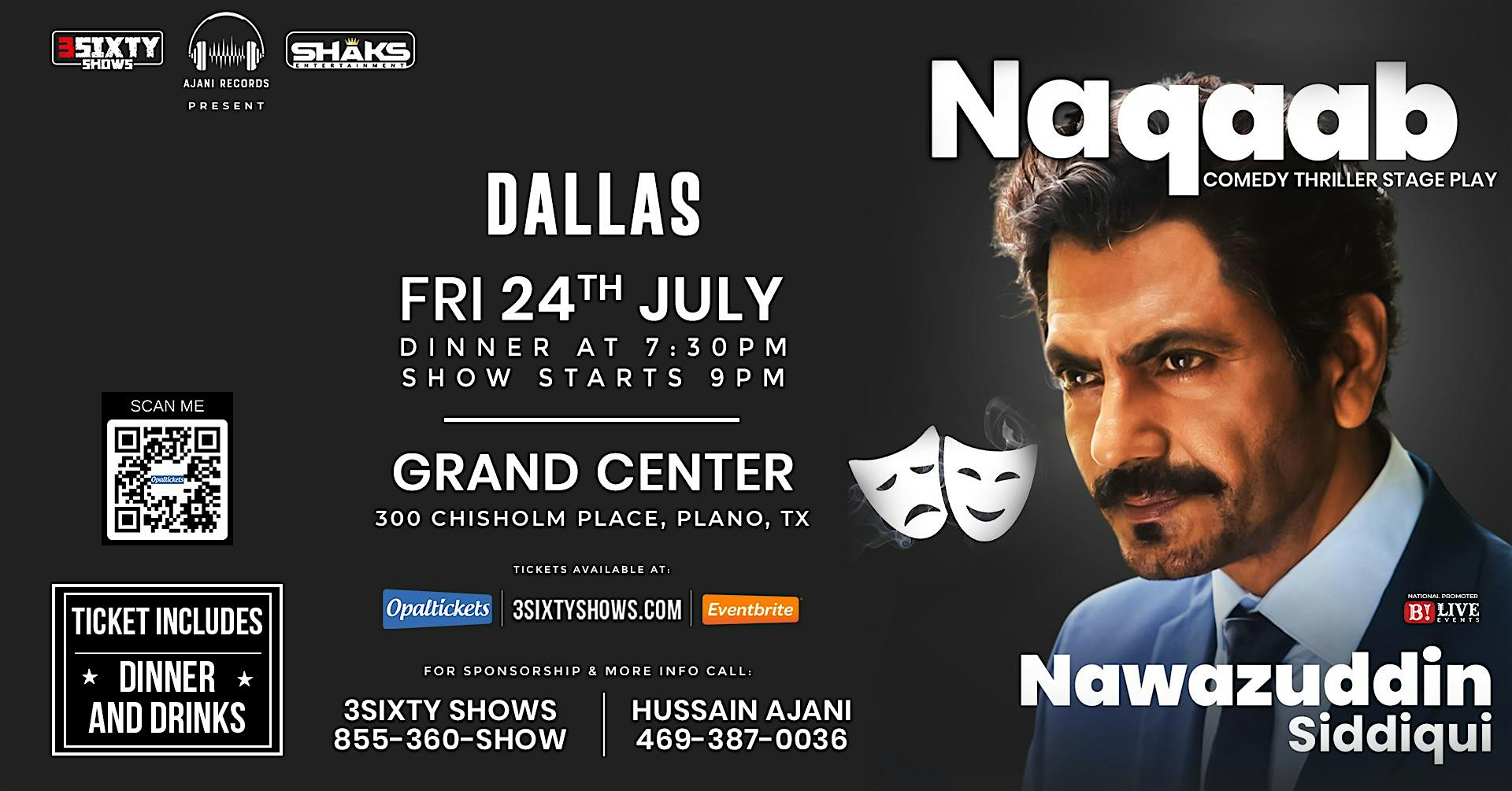 Nawazuddin Siddiqui Comedy Thriller - Naqaab | Grand Center