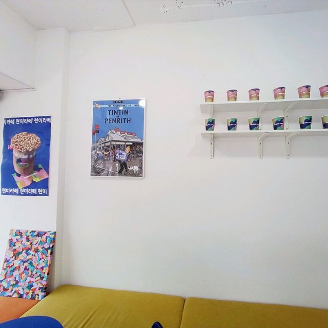 알록달록한 디저트 카페, 용인 '룰루커피'
