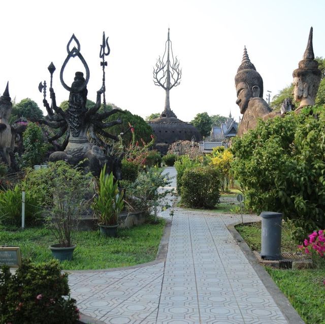 Buddha park in Vientiane 