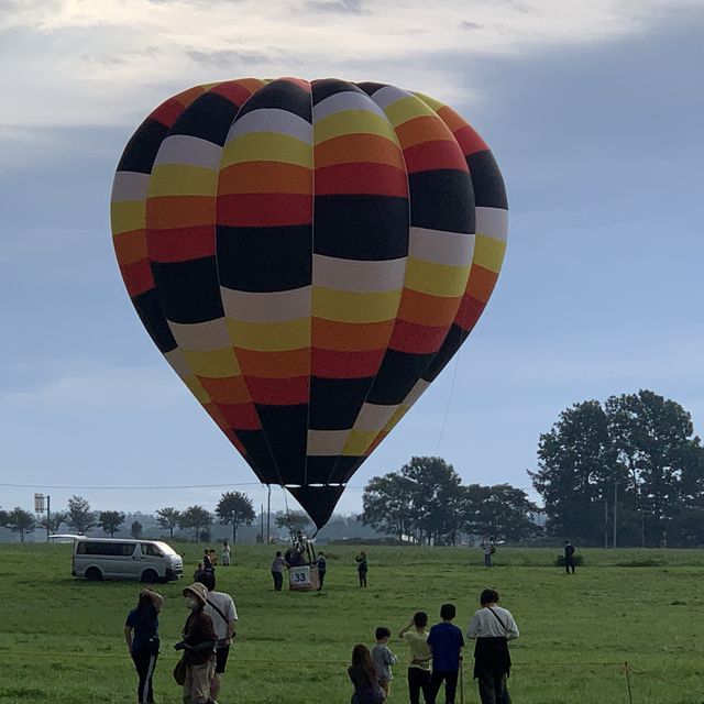 熱気球の競演😃北海道バルーンフェスティバル🎈