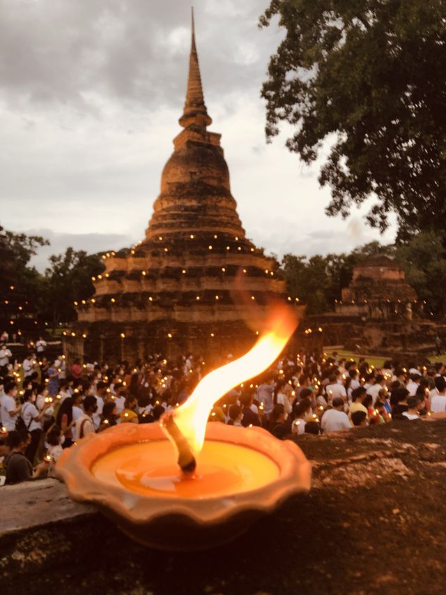 Full Moon night at Sukhothai