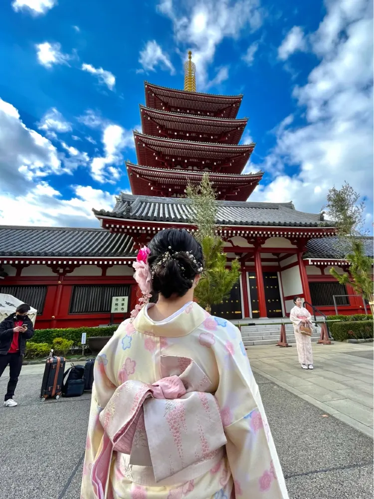 기모노 입고 아사쿠사&센소지 구경⛩️