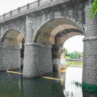 新竹關西 牛欄河親水公園+東安古橋 拍照優美